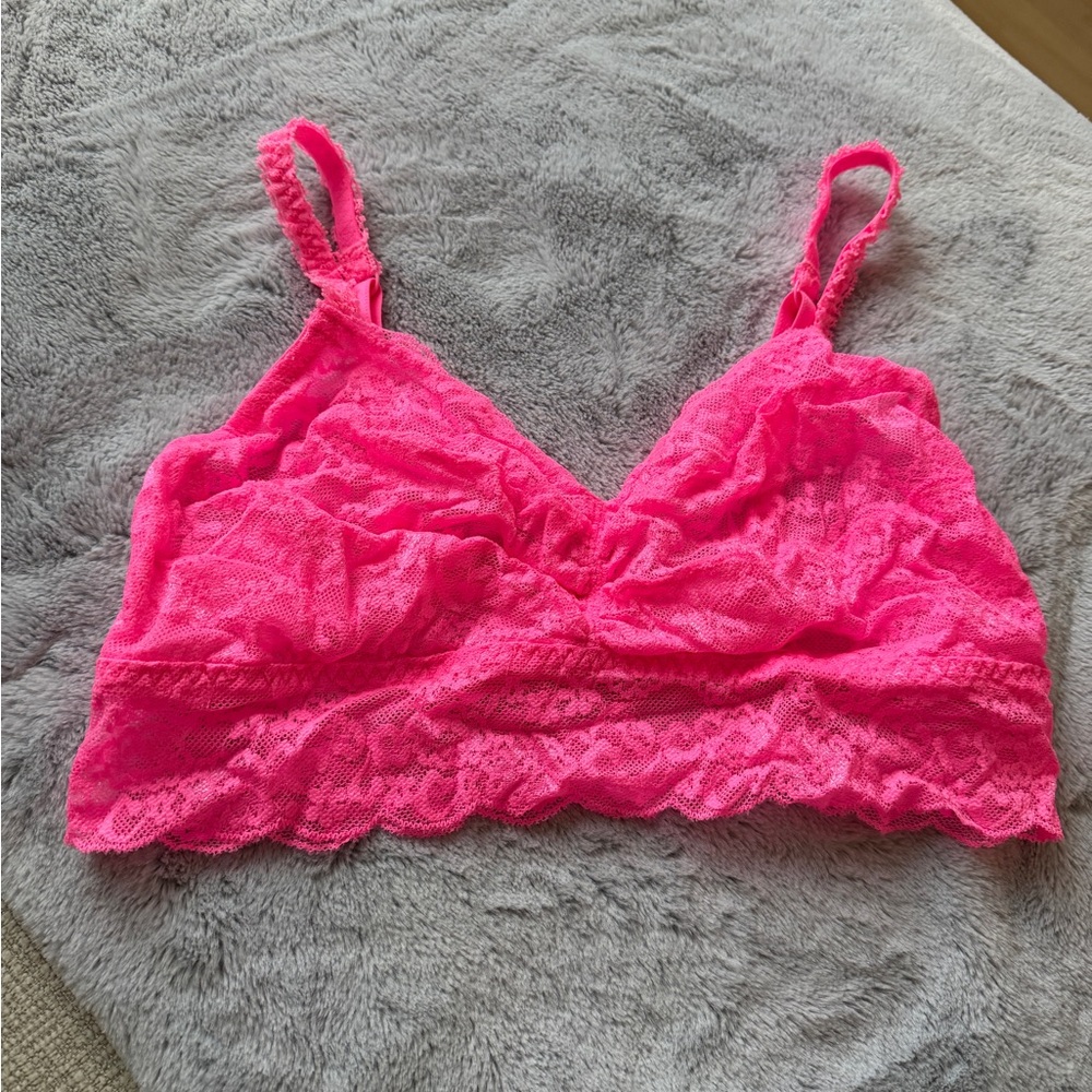 PINK Lace Bralette NWT